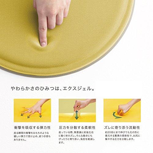 エクスジェル (EXGEL) 床プニ マリンブルー PUN30-MB クッション 床用 日本製 丸の画像