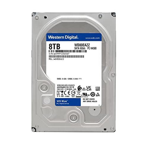 Western Digital 8TB WD ブルー PC ハードドライブ HDD - 5640 RPM SATA 6 Gb/s 128 MB｜tamari-do｜02