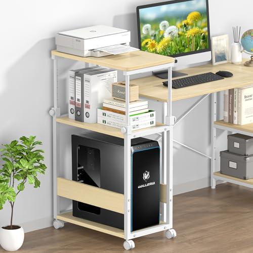 DAIWIN パソコンワゴン pcラック 昇降式 幅35×奥行60×高さ67〜95cm