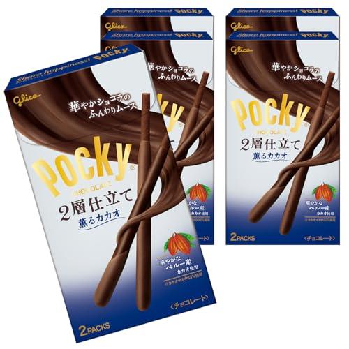 江崎グリコ ポッキー2層仕立て(薫るカカオ) 2袋×5箱 : たまり堂 - 通販