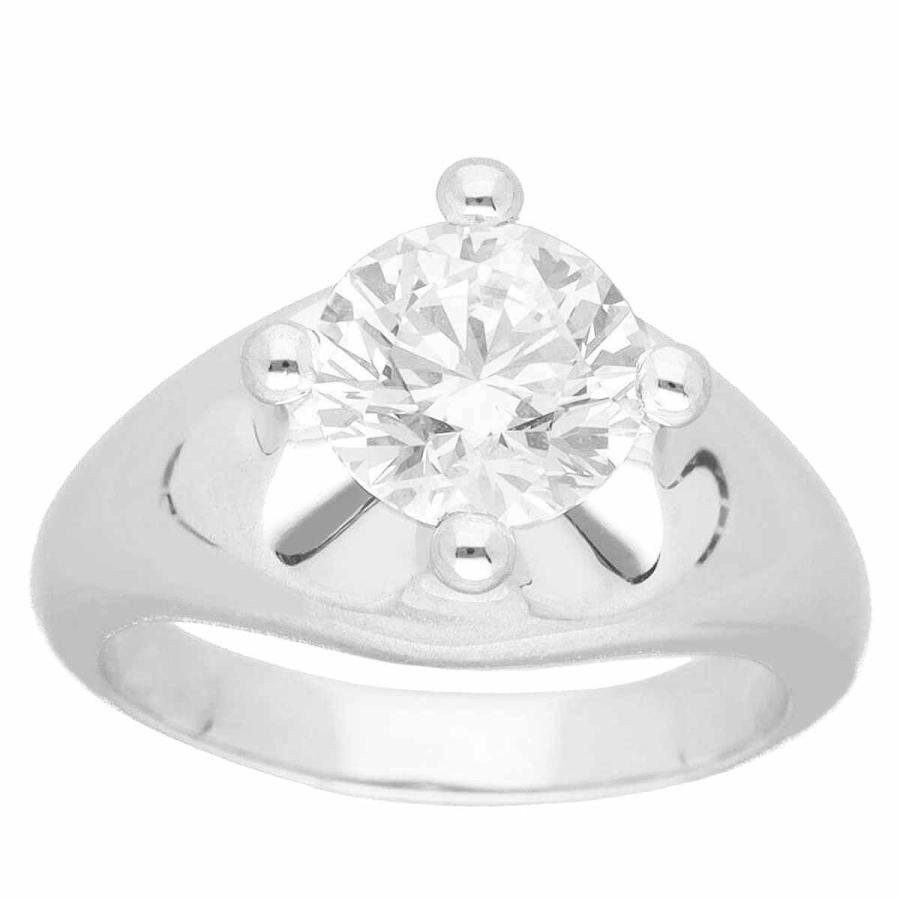 BVLGARI ブルガリ コロナ ダイヤモンド(1.67ct D-VS1) ソリティア リング 323743 サイズ約9号 #49 Pt950 プラチナ Made In Italy 21230101｜tamariya78｜02