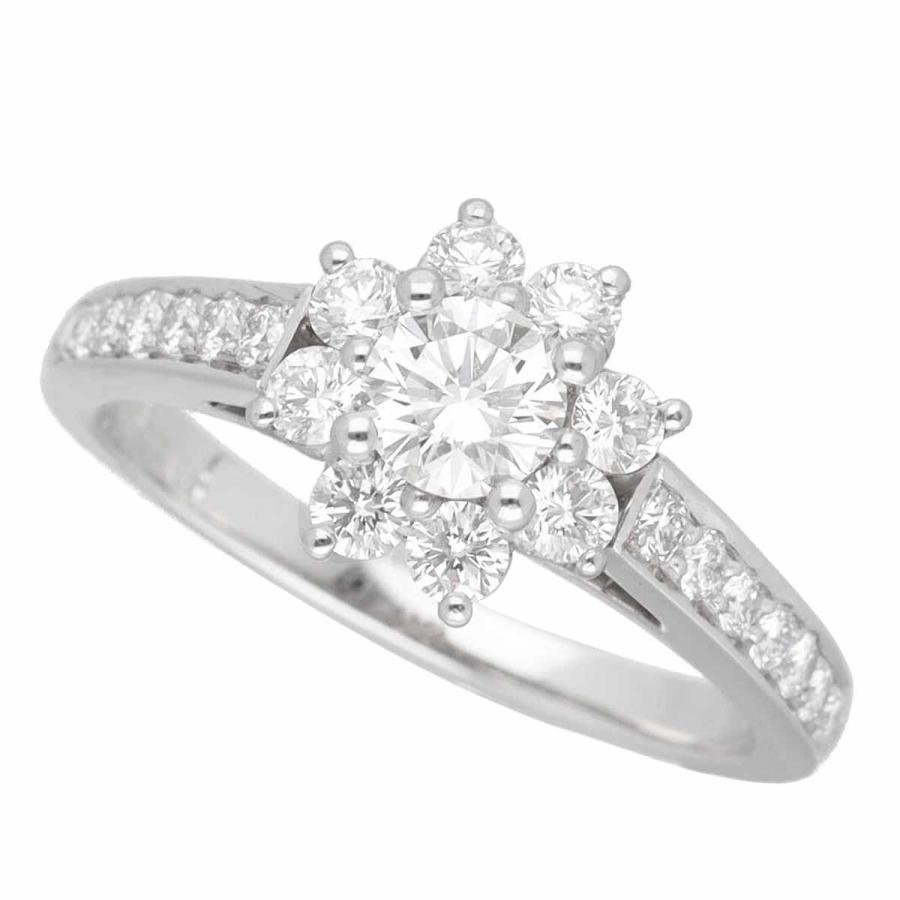TIFFANY&Co. ティファニー ダイヤモンド フローラ リング Pt950 