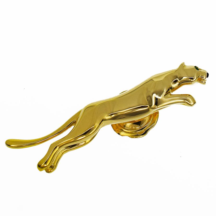 高知インター店 Cartier カルティエ ゴールド バウンス パンテール ピンブローチ エメラルド オニキス 750 K18 Yg イエローゴールド パンサー 新発 Atempletonphoto Com