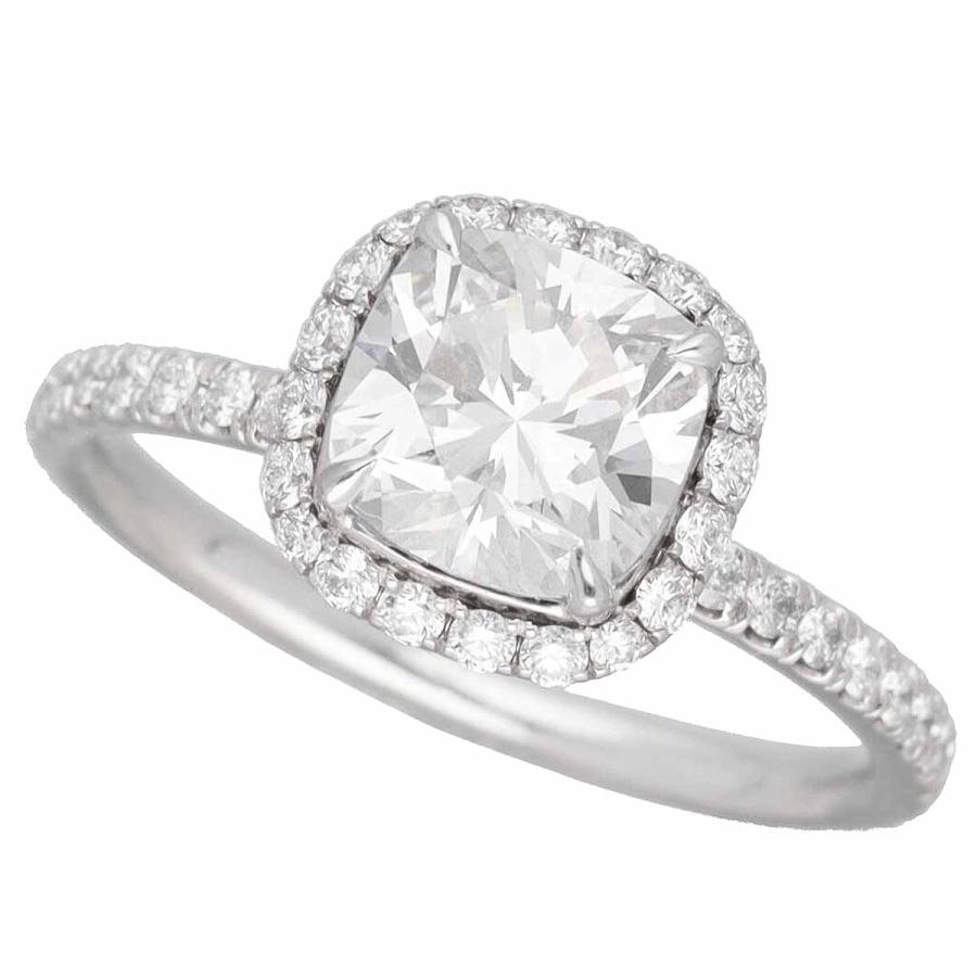 HARRY WINSTON ハリーウィンストン ダイヤ(1.01ct F-VVS2) クッション HARRY WINSTON ハリーウィンストン ダイヤ(1.01ct F-VVS2) クッション