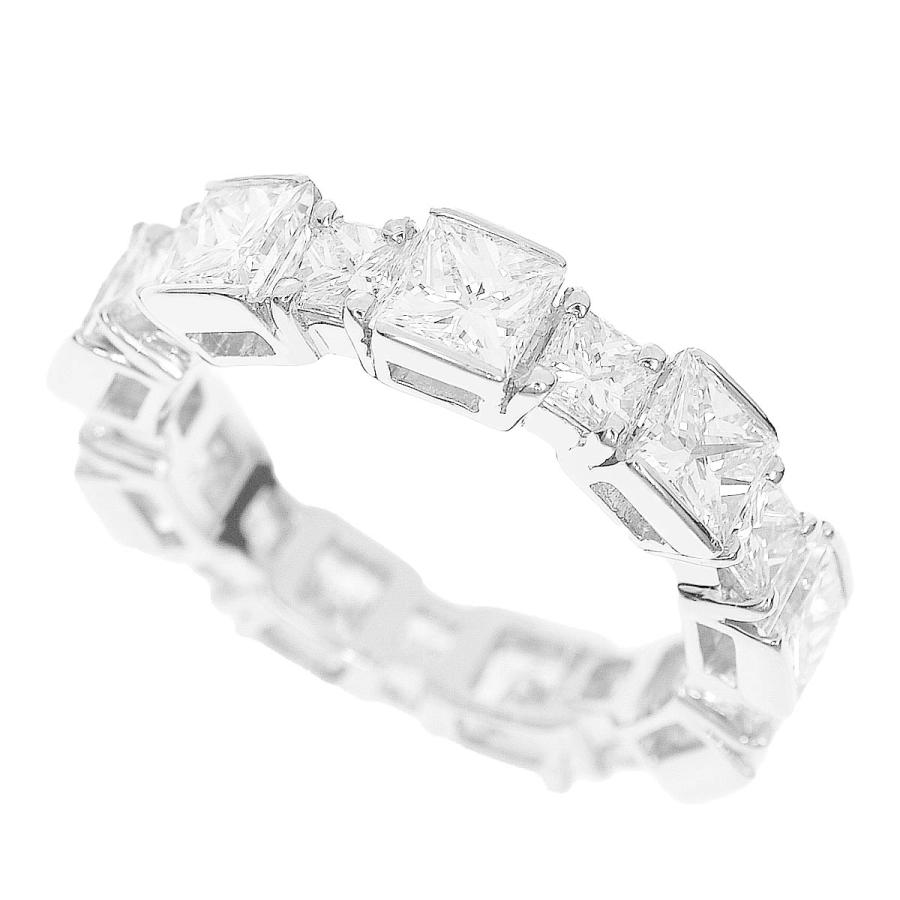 Harry Winston ハリーウィンストン エタニティ プリンセスカットダイヤモンドステップセット D5 14ct リング Pt950 プラチナ 日本サイズ約11号 51 麻布十番タマリヤヤフーショップ 通販 Yahoo ショッピング