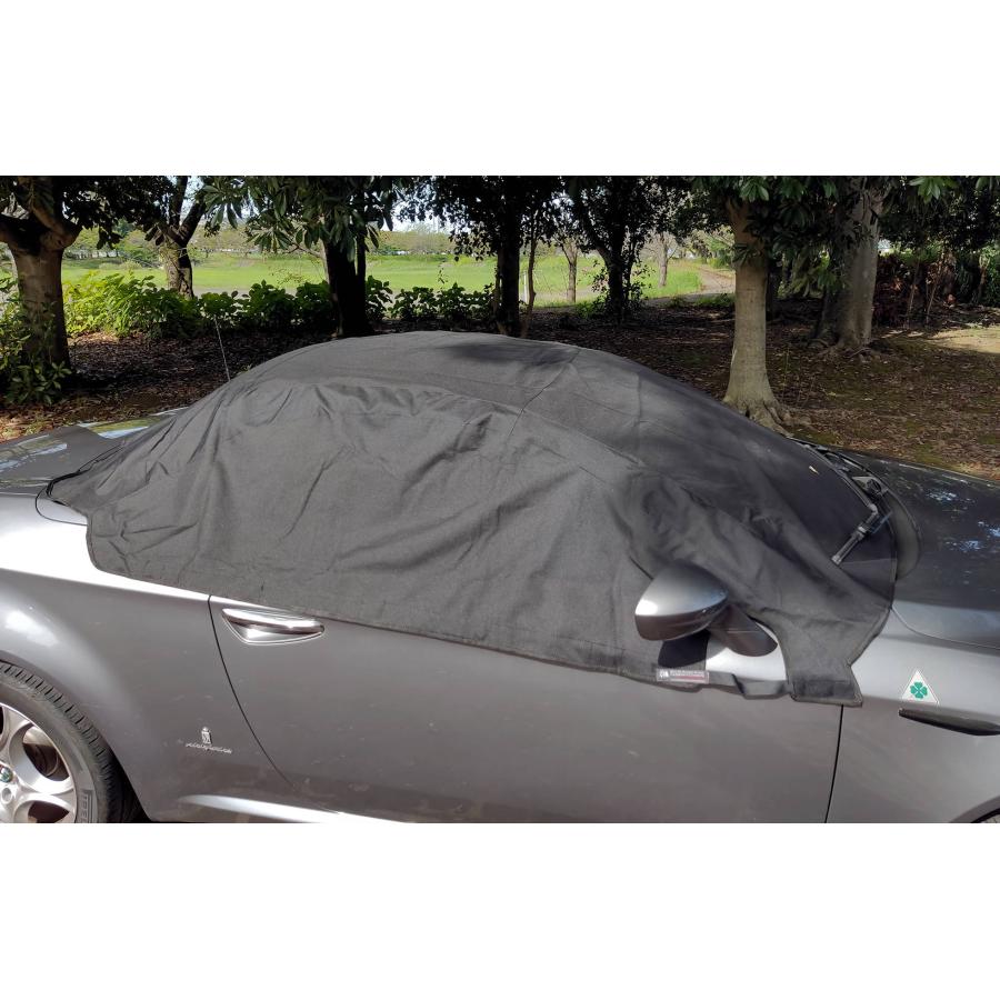 球露屋改 アルファロメオ939 スパイダー 待望 涙のハーフカバー 青空