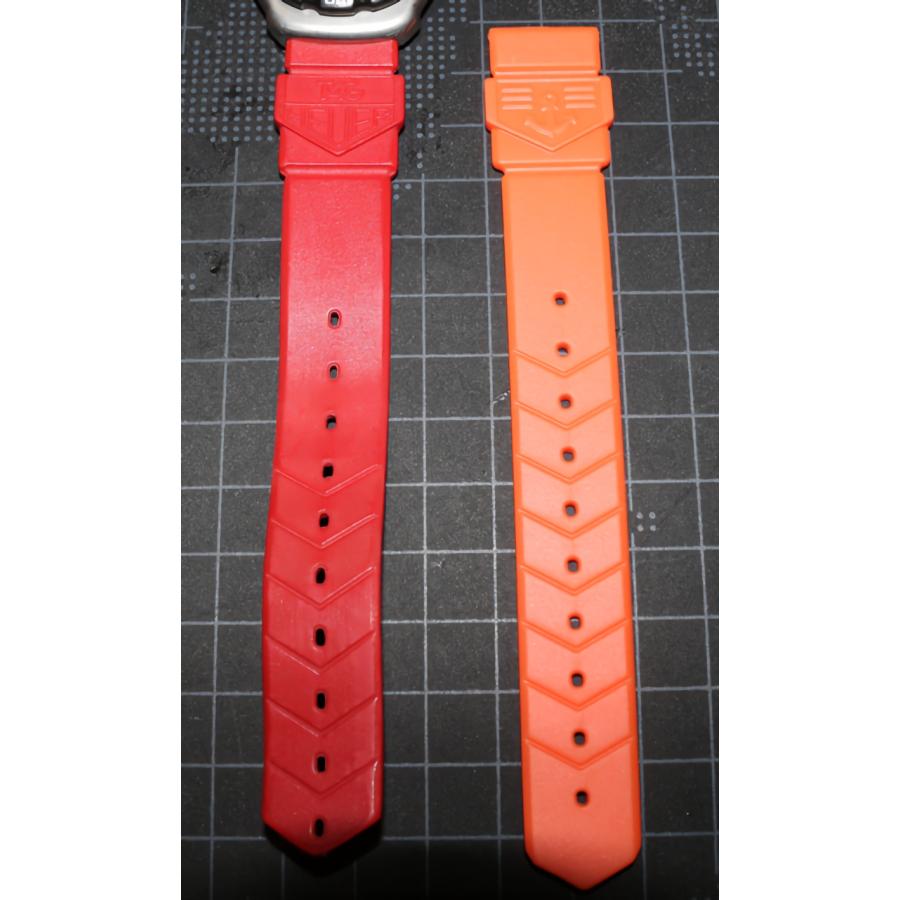 TAG HEUER オレンジ ラバーベルト 時計 TAG HEUER オレンジ ラバーベルト 時計 22mm 腕時計 シリコン
