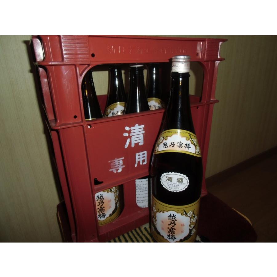 越乃寒梅白ラベル1.8L　６本入