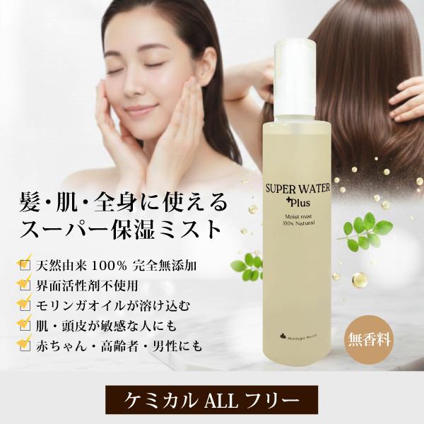 コラボレ➕化粧水 無添加 保湿 顔 髪 全身 ローション スーパーウォータープラス（無香料
