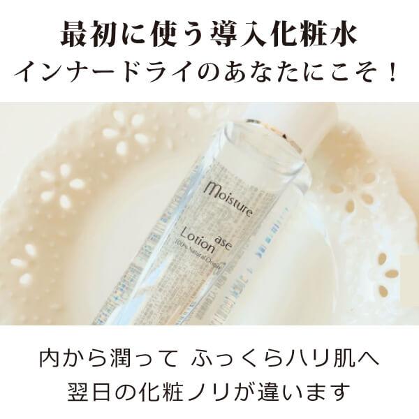 無添加 導入化粧水 モイスチャーベース化粧水（無香料）120ml インナー