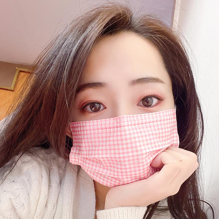 30枚入 マスク 水玉 花柄 迷彩柄 チェック 不織布 カラー 使い捨て 大人用 30枚入り 三層構造 ウイルス 花粉対策 飛沫防止 mask color |  | 18