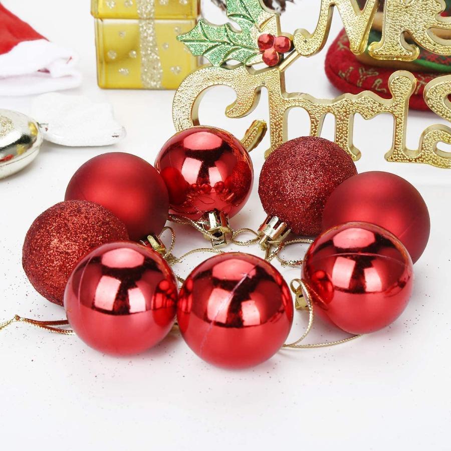 クリスマス ボール オーナメント ゴールド レッド ブロンズ