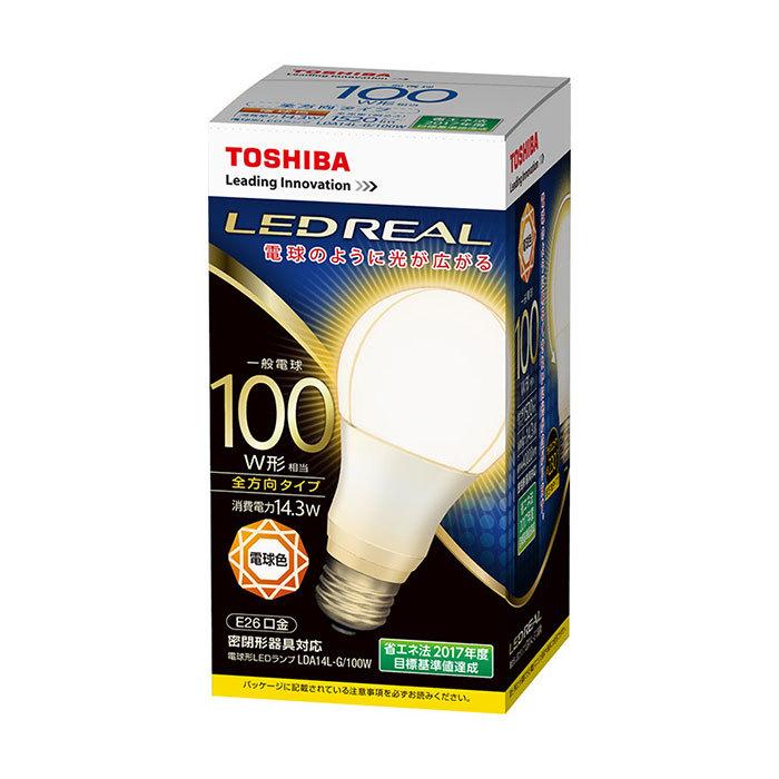 東芝ライテック LED電球 口金E26 全方向タイプ 100W形相当 電球色