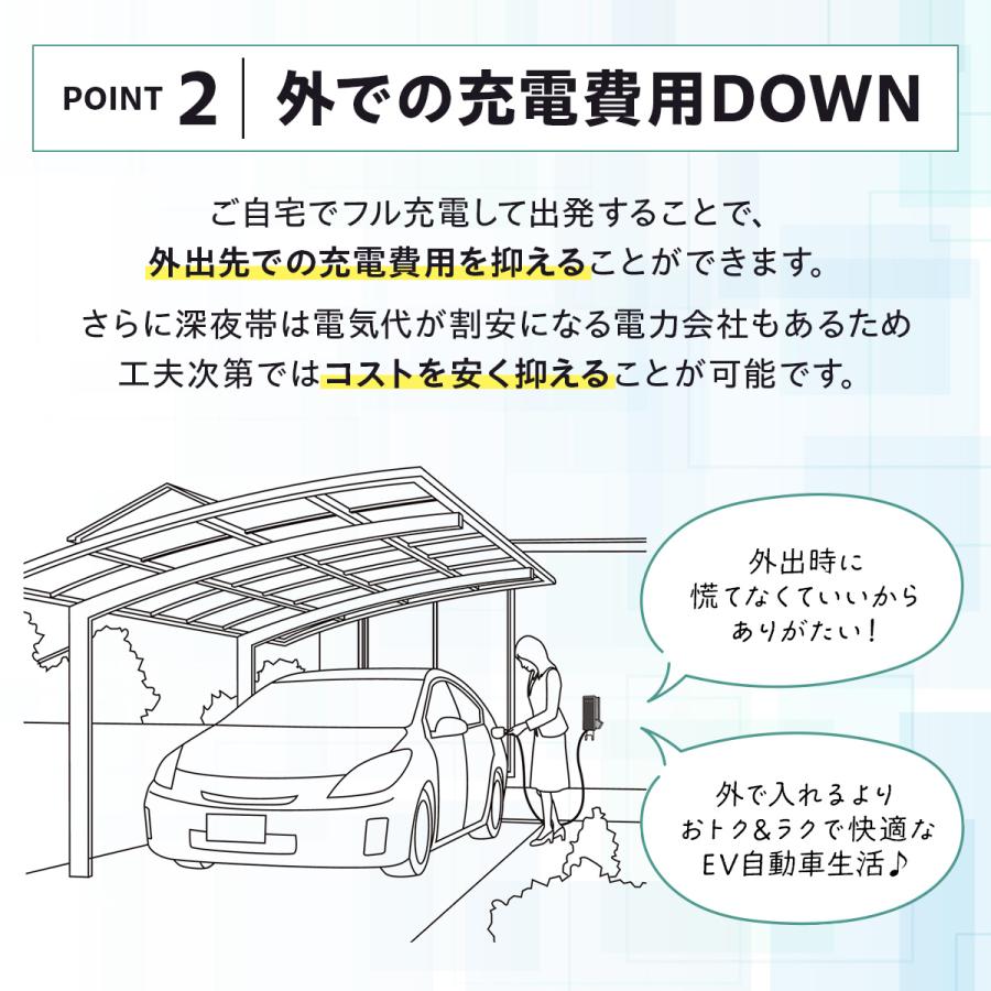 Panasonic（パナソニック） EV充電器 200V 電気自動車用 家庭用 事業者