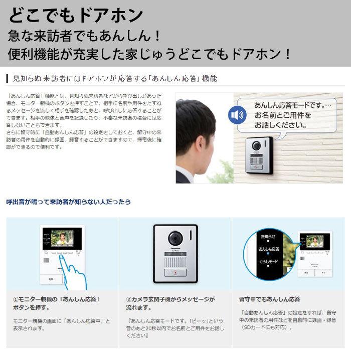 Panasonic テレビドアホン パナソニック VL-SWE310KFA 電源