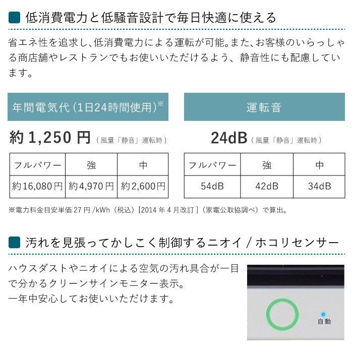 空気清浄機 シャープ プラズマクラスター 壁掛け 棚置き 兼用型 FU-MK500-W 約15畳用｜tamatama2019｜05