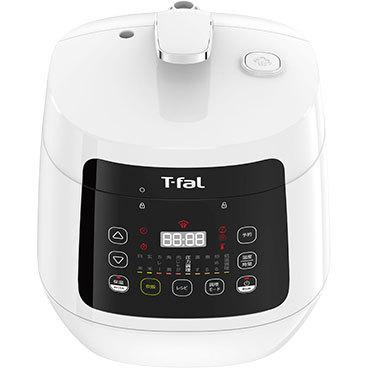 新品未使用　T-fal 電気圧力鍋 ホワイト レシピ本付　型番CY3501JP T-fal（ティファール） 電気圧力鍋 レシピブック付 コンパクト ラクラ