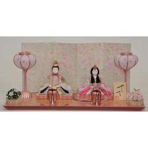 超目玉枠 親王 木目込 きめこみ ひな人形 雛人形 秀光人形工房 飾り 間口45cm P408 正規品 コンパクト 作 一秀 フルセット 平飾り Kisa Mit Edu