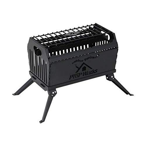 Propworks バーベキューコンロ 焚き火台 アウトドアコンロ 焚火台BBQコンロ 2-4人用 ポータブル グリル&ファイヤーピット 