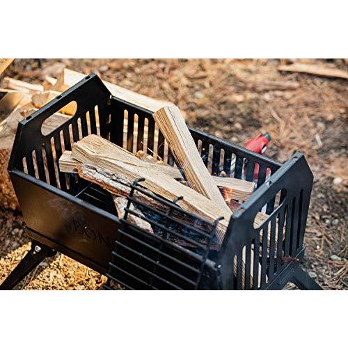 Propworks バーベキューコンロ 焚き火台 アウトドアコンロ 焚火台BBQコンロ 2-4人用 ポータブル グリル&ファイヤーピット 