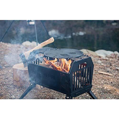 Propworks バーベキューコンロ 焚き火台 アウトドアコンロ 焚火台BBQコンロ 2-4人用 ポータブル グリル&ファイヤーピット 