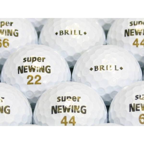 ロストボール ABランク ロゴなし スーパーニューイング BRILL パールホワイト 1個｜tamatebako-golf