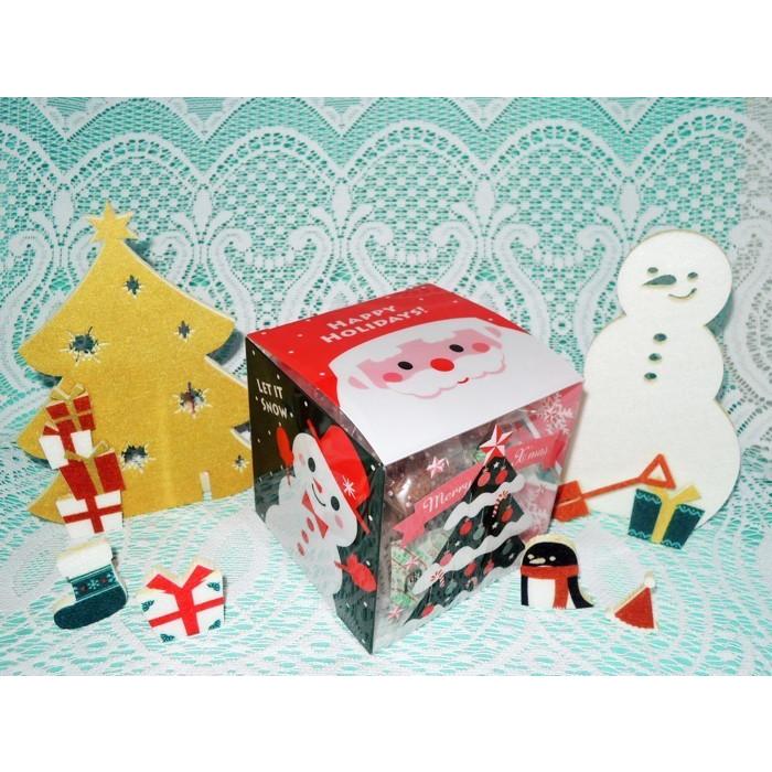 立方体透明箱 クリスマスギフトボックス クリアケース ラッピング