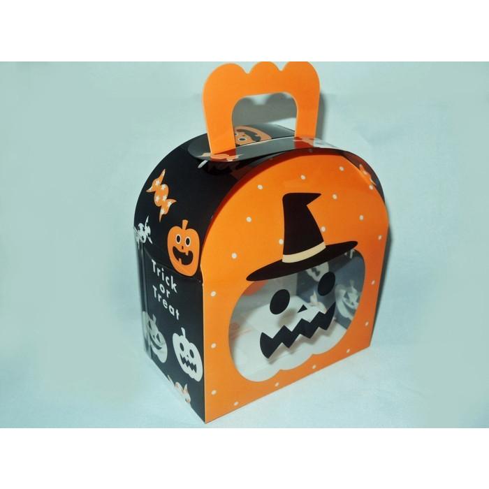 ハロウィンギフトボックス 透明パッケージ プレゼント箱 クリアケース ラッピング用品箱 GB-100 ハロウィン 6 (100枚)の画像