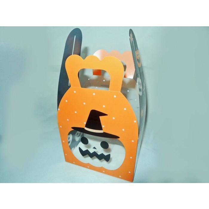 ハロウィンギフトボックス 透明パッケージ プレゼント箱 クリアケース ラッピング用品箱 GB-100 ハロウィン 6 (100枚)の画像
