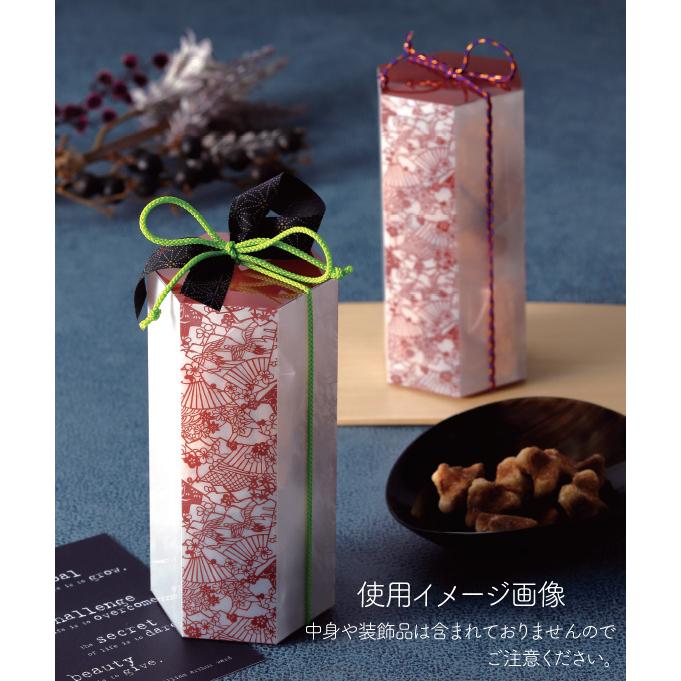 お菓子用 クリアケース 箱 伝統工芸伊勢型紙デザイン 和菓子用
