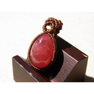 高品質！！しずく型インカローズペンダントトップ ※チェーンなし