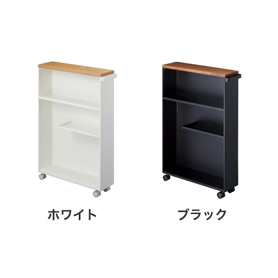 【送料込み】日本製　サニタリー収納棚（引出し三段） tower 山崎実業 ハンドル付きスリムトイレラック 3段 トイレ収納