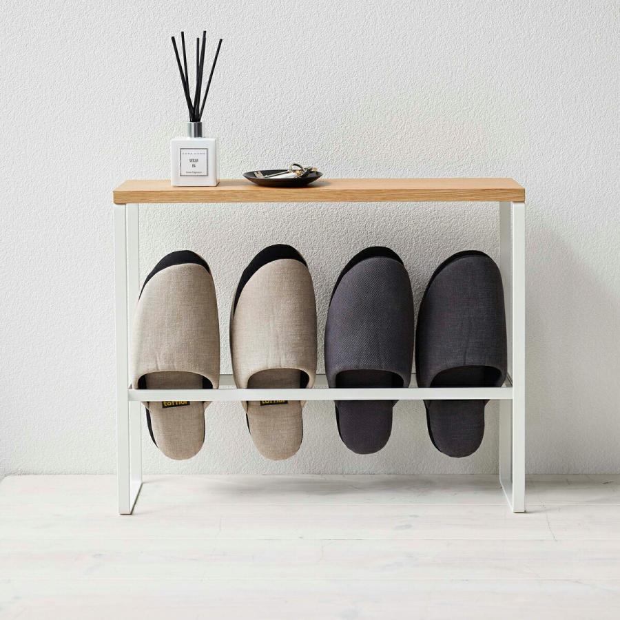 many マニーローズ　スリッパラック　木製　元箱有り 楽天市場】スリッパラック スリッパ入れ 木製 玄関収納 マガジン