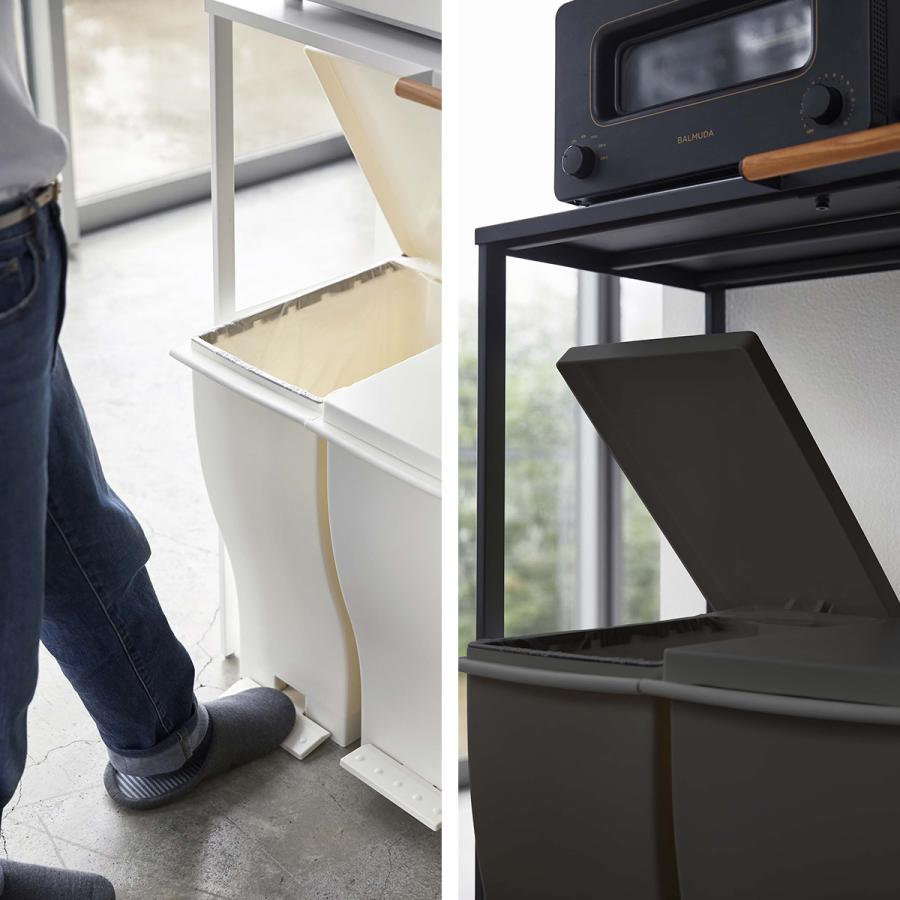 tower ゴミ箱上ラック タワー 山崎実業 yamazaki ごみ箱 キッチン