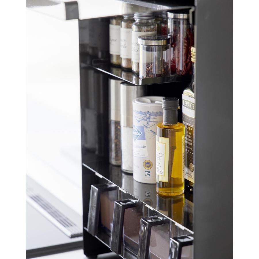 tower 前が開く 隠せる調味料ラック タワー 山崎実業 収納 キッチン