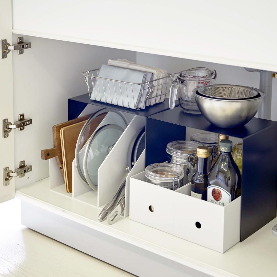 tower キッチン ラック シンク下 収納 ボックス上 山崎実業 タワー