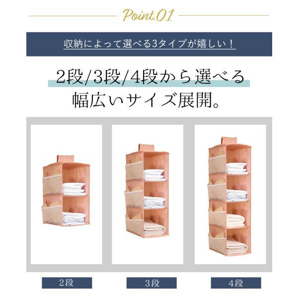 TAMATOSHI 吊り下げ収納 クローゼット 衣類 ラック 折りたたみ 整理