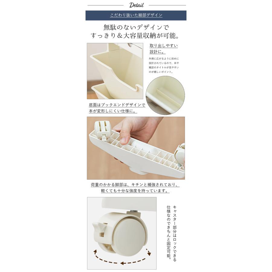 TAMATOSHI 爆買WEEK特別価格｜マガジンラック スリム キャスター付き