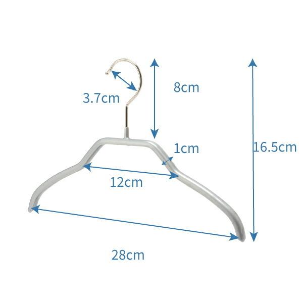 ハンガ− MAWA ハンガー マワ 滑らない すべらない キッズサイズ シルエット 28F 10本セット｜tamatoshi｜08