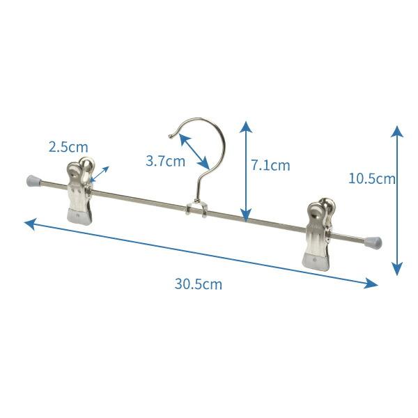 マワハンガー クリップボトムハンガー K30D シルバー 40本 MAWA 楽天市場】【SS特価10％OFF＋エントリーと抽選で300％ポイント