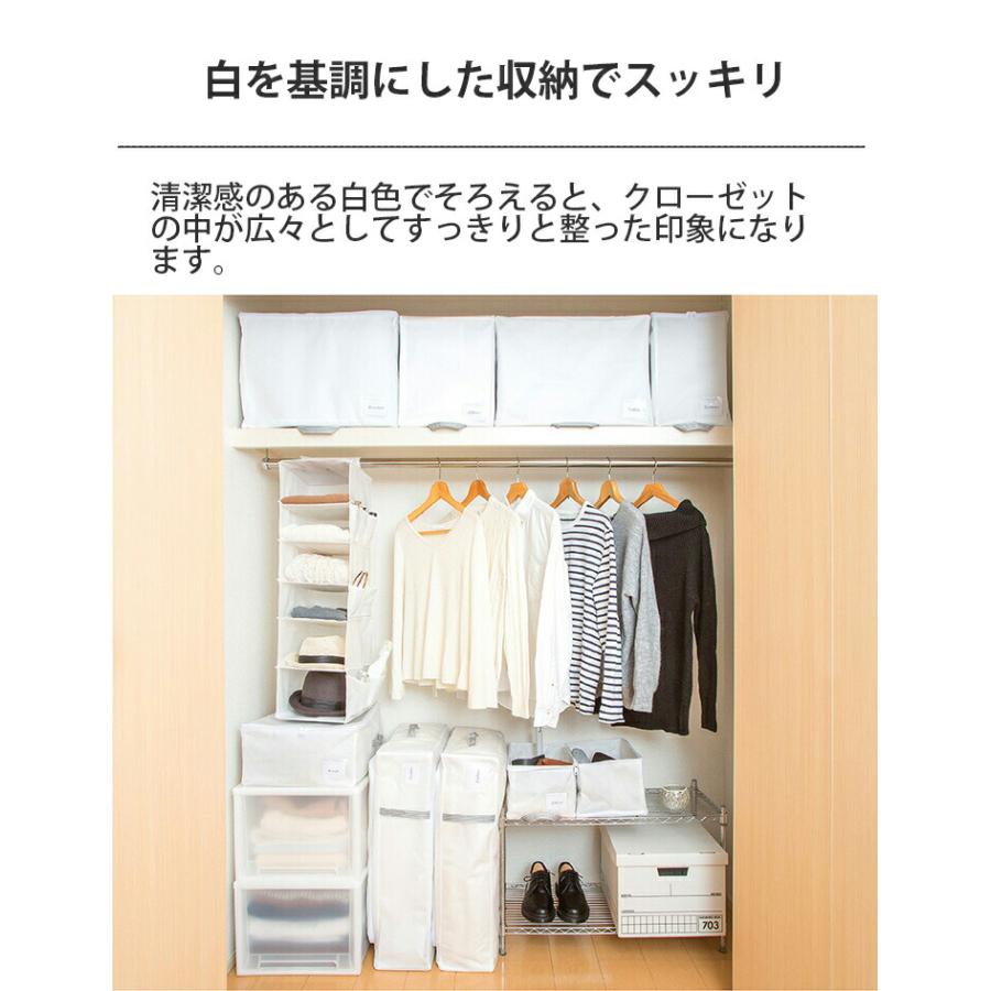 収納ケース 2way クローゼット収納 押し入れ収納 衣類整理 衣替え 棚上