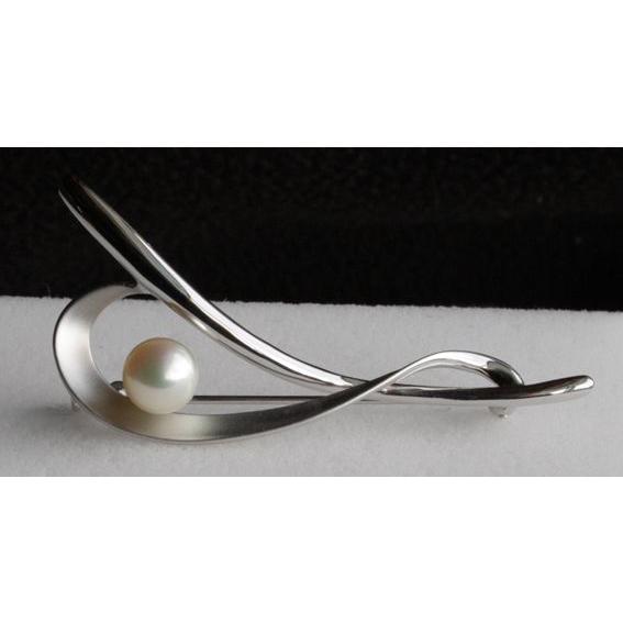 パール ブローチ＆ ペンダントトップ 2wey 伊勢志摩産 アコヤ本真珠