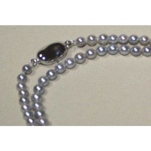 ベビーパールネックレス ブルー系アコヤ真珠 3.5-4mm 伊勢志摩産