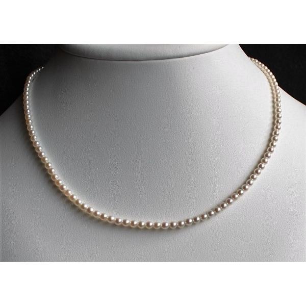 訳あり ベビーパールネックレス 3.5-4mm 伊勢志摩産 アコヤ本真珠