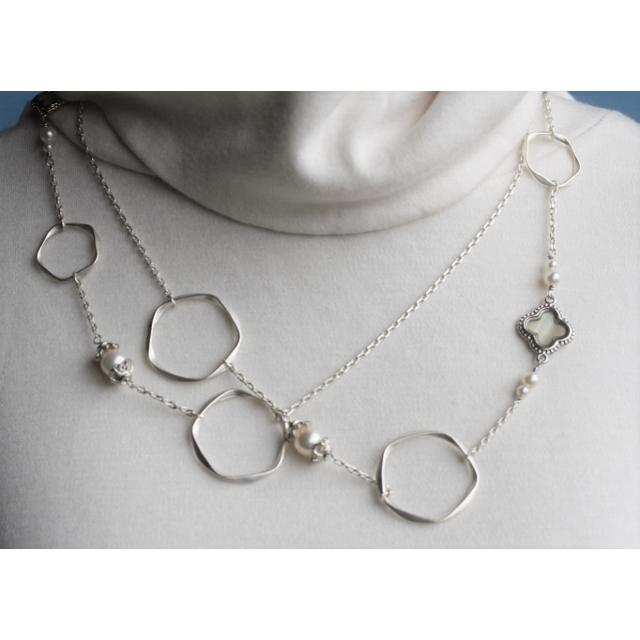 Pearl オリジナルロングネックレス パール pearl 伊勢志摩産 アコヤ 