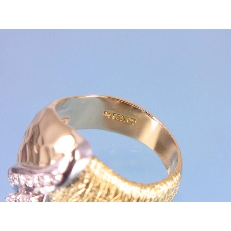 新品同様 ダイヤ0.35ct K18 プラチナ リング 12号 : 親切な 玉や質店