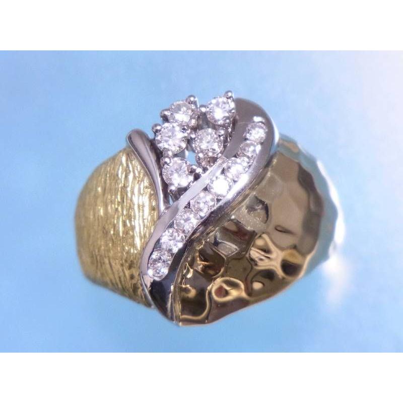 新品同様 ダイヤ0.35ct K18 プラチナ リング 12号 : 親切な 玉や質店