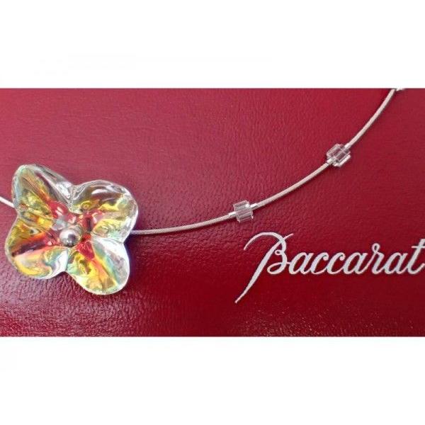 バカラ（Baccarat） 花 ペンダント シルバー チョーカー : 親切な 玉や