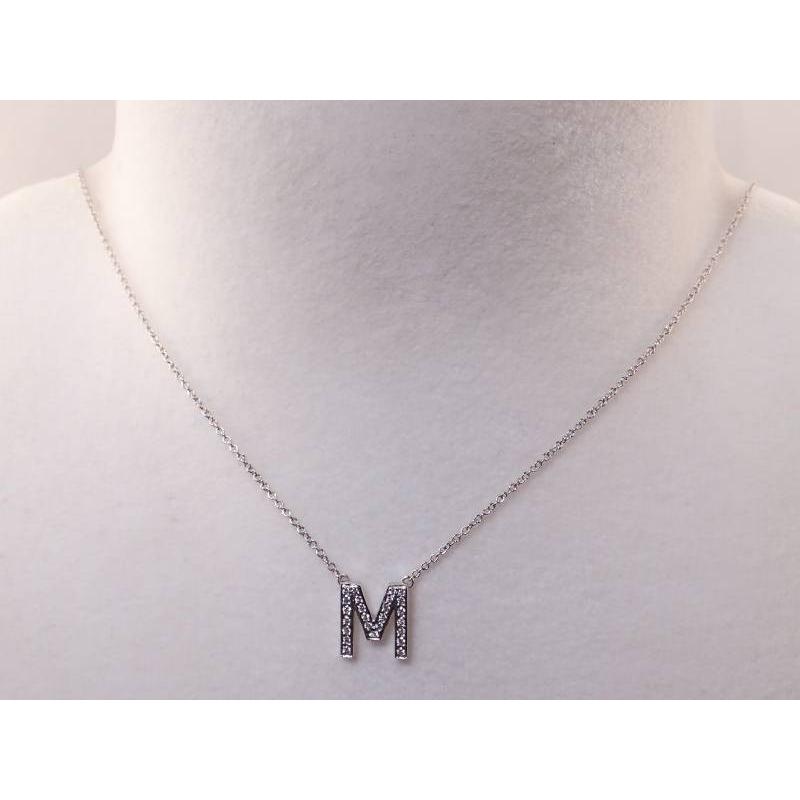 TIFFANY&Co. ティファニー ネックレス ダイヤ Mイニシャル TIFFANY&Co. ティファニー ネックレス ダイヤ Mイニシャル