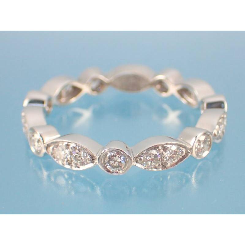 Tiffany & Co. ダイヤモンドリング 専用ポーチ付き TIFFANY&Co. (新品仕上げ済) ティファニー TIFFANY Vバンド